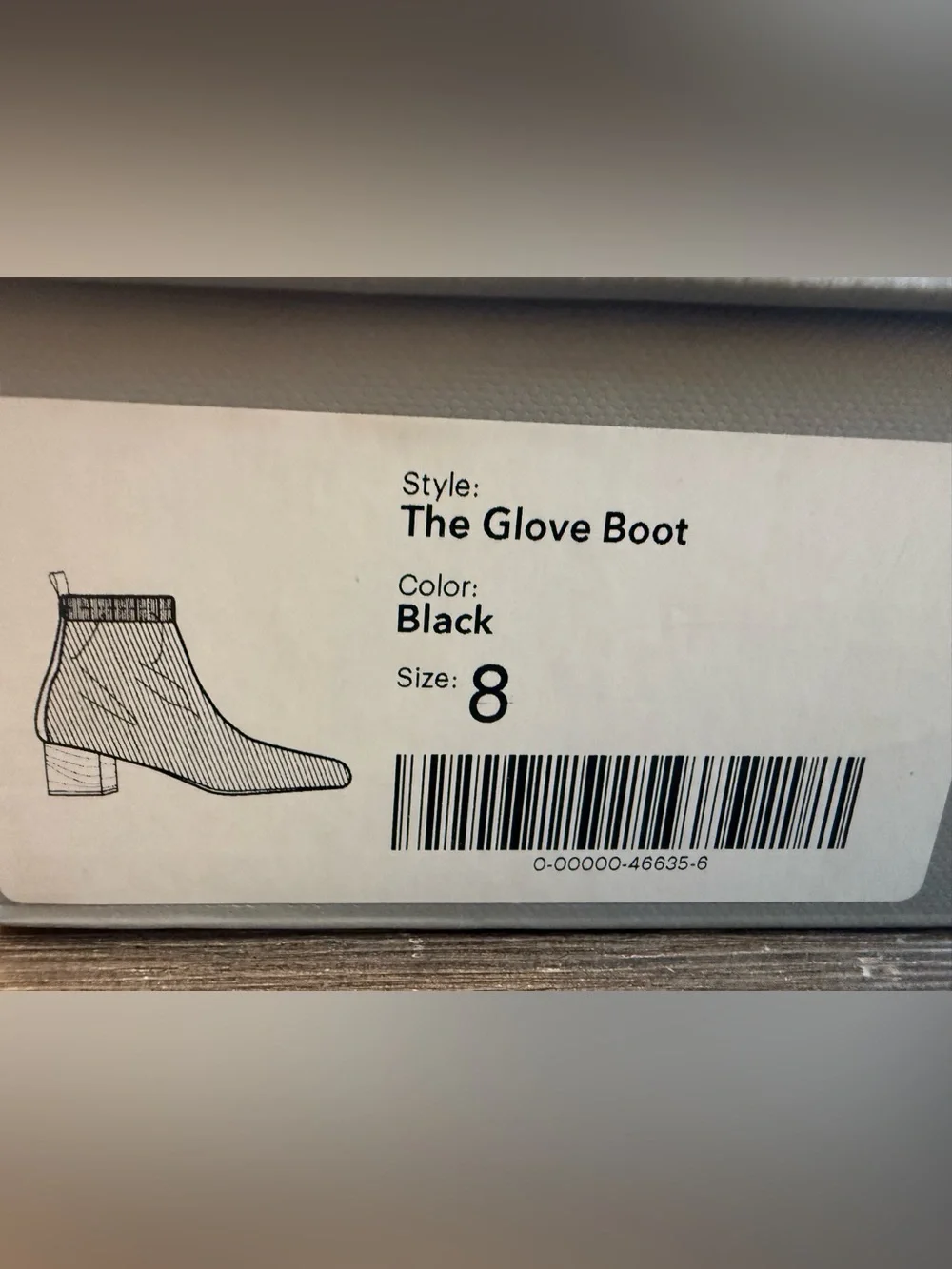 Everlane The Glove Boot / Black Size 8 / Worn once